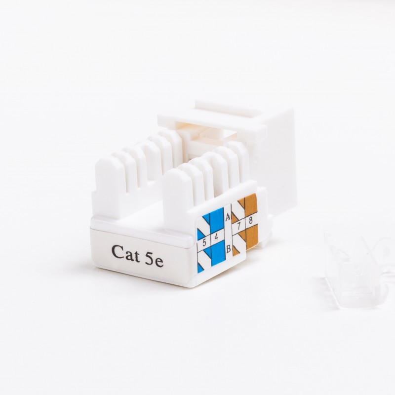 netrack-keystone-module-jack-rj45-utp-cat-5e-with-clamp-white