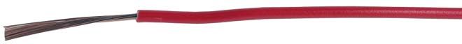 [H05V-K0.75-PU] Montaažijuhe 0.75mm², punane 500V PVC ø2,10mm, Cu, 100m/rull