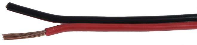 [RKUB2X2.5-PU/MU] Speaker Cable 2x2.5mm² Red/Black 100m/reel