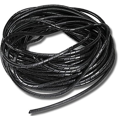Kaablispiraal 7...40mm, must 25m/pk