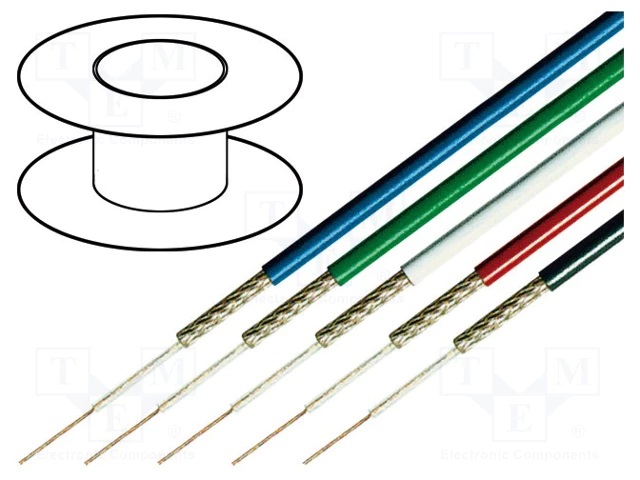 [TAS-RGB75-BLACK] Coaxial Cable 75OHM BLACK 100M
