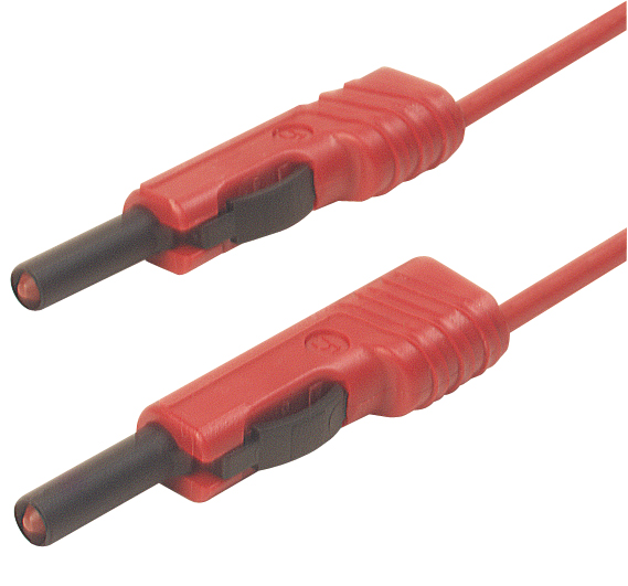 [MLB200-PU] Testrijuhe, 2m, 60V DC, 16A, punane