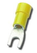 [11202440] Kaabliking kahvel M4 4,0...6,0mm², juhtmele, kollane 4,3x8,0mm, 100tk