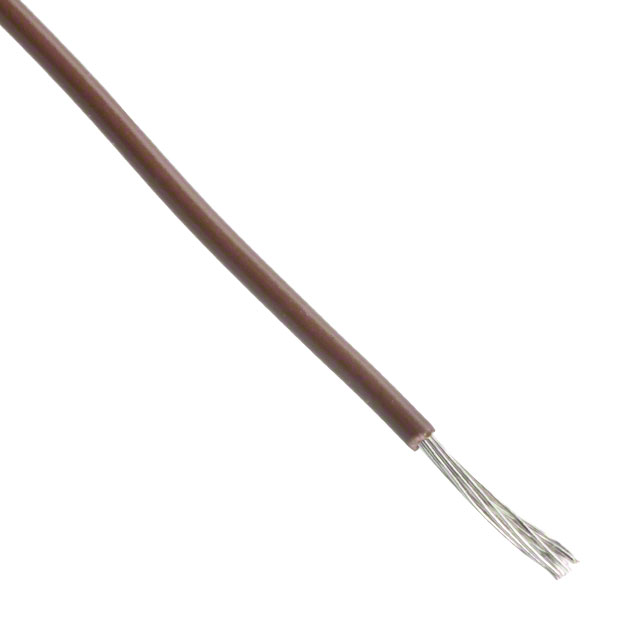[1550 BR001] Montaažijuhe 0,23mm², pruun AWG24 PVC 1000V -40°C…80°C MIL-W-76 MW 305m