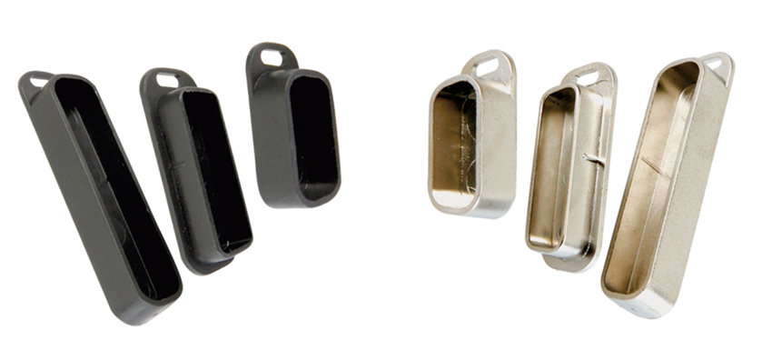 [160X10439X] D-Sub Connector protective cover 37pos, Black