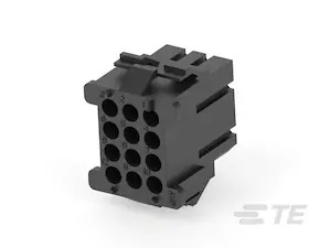 [1-640522-0] AMP Male Connector Housing, 4.19mm Pitch, 12 Way, 4 Row