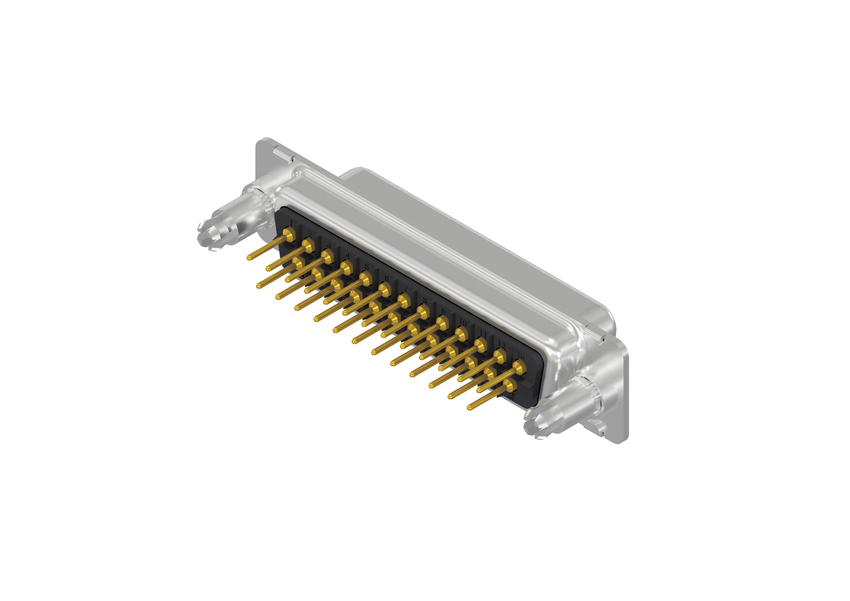 [164A16589X] D-Sub 25p, female, UNC 4-40