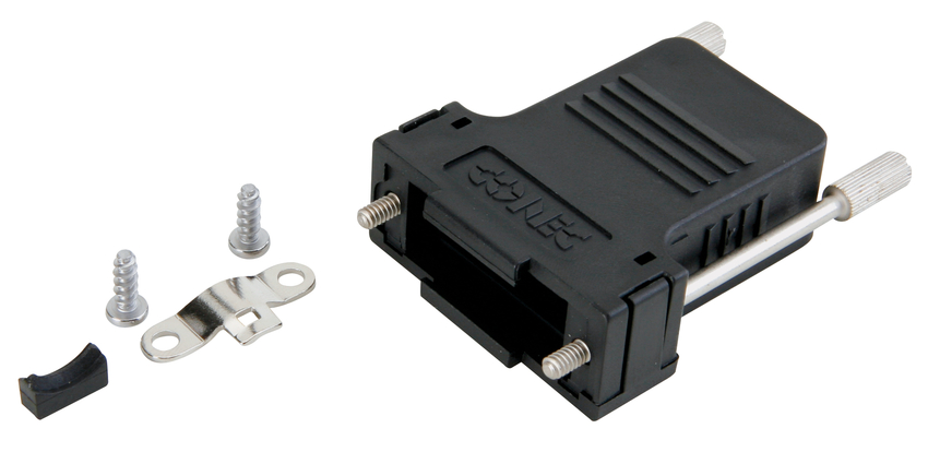 [165X13469X] D-Sub kest, 09p, plastik, UNC 4-40
