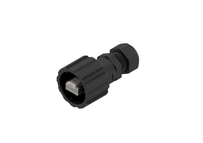 [17-10001] RJ45 CABLE PLUG IP67 BAYONET