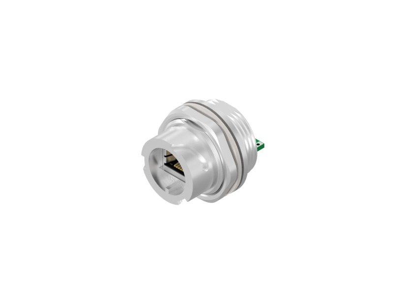 [17-10018] RJ45 CAT5E, pesa, IP67, paneelile