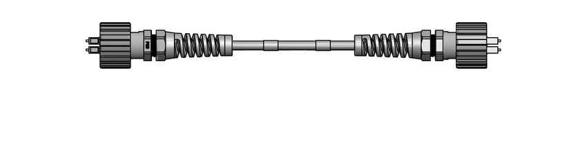 [17-300190-05] FO continuation cable multimode LC-LC duplex OM3 (50/125) 5.0m Black IP67 OFNR