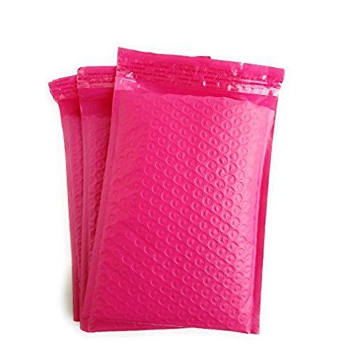 PINK POLY BUBBLE BAG 100x150mm/UNIT
