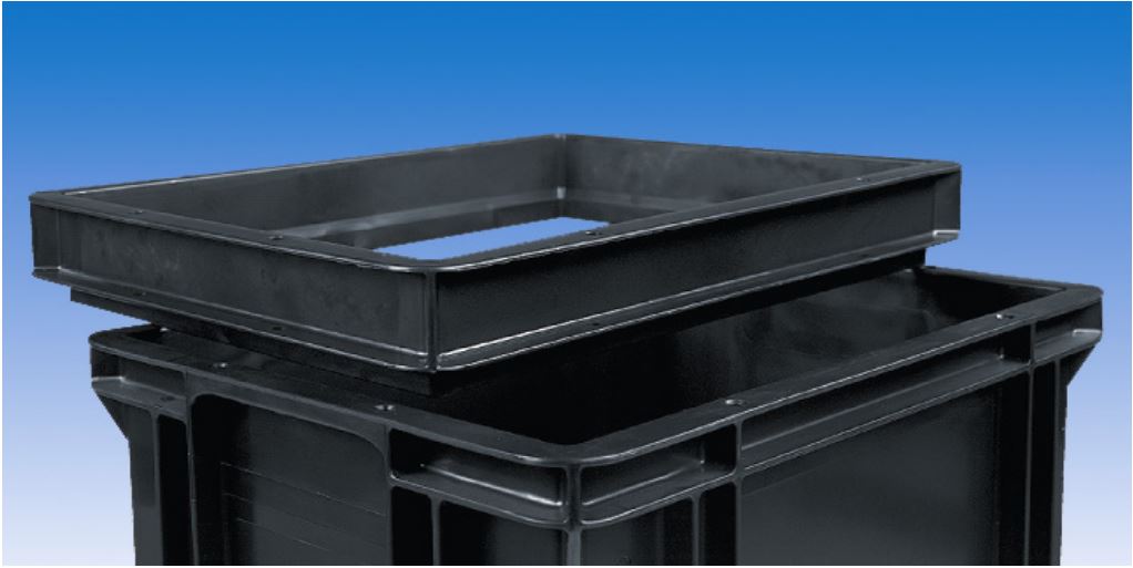 [21-704-0040] LID WITH 4 SWING LATCHES 400x300mm