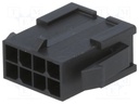 Housing female MicroFit 8 pin