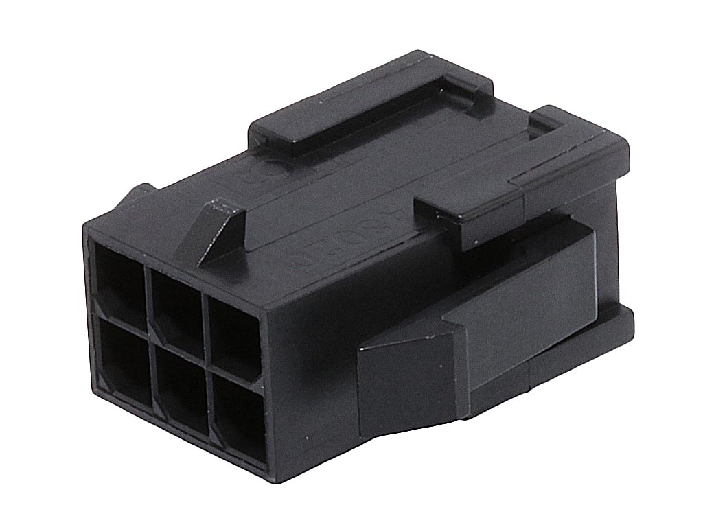 [43020-0600] Housing female MicroFit 6 pin