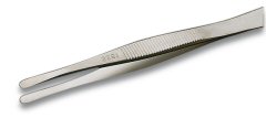 Pintsetid 120mm, lapikud ümarad otsad, karestatud, 15g