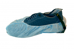 [30-551-0005] NON-WOVEN BLUE OVERSHOES / PAIR
