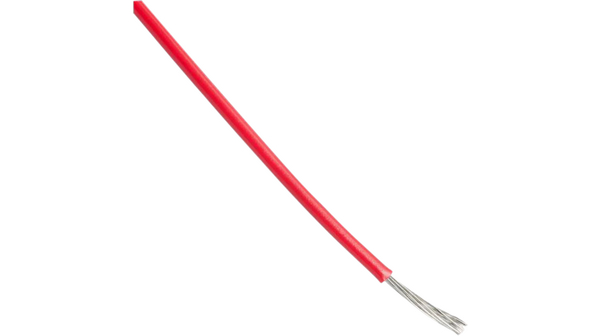 [3075 RD005] Montaažijuhe 0,82mm², punane AWG18 PVC -20…105°C UL1015 30,5m