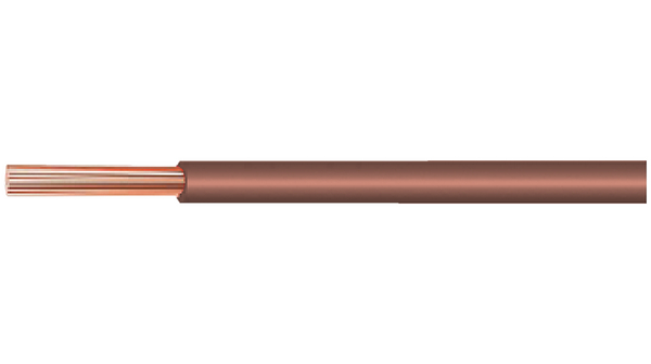 Montaažijuhe 1,33mm², pruun AWG16 600V UL1015 305m/rull