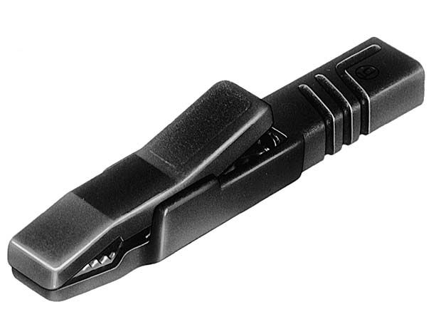 [AK2S-MU] Crocodile Clips 25A 60VDC black max 9,5mm