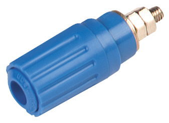 [PKI100-SI] Banaanpesa, 4mm, 600V, 16A, sinine