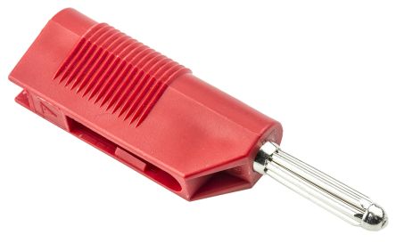 [BSB20K-PU] Banaanpistik, 4mm, 60V DC , 30A, punane, stackable