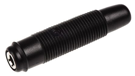 BANANA SOCKET 4mm BLACK