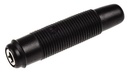Banaanpesa, 4mm, 60 V DC, juhtmele joodetav, must
