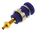 Banana 4mm socket isolated 1kV, 32A blue