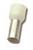 Juhtmehülss 10,0mm², isoleeritud, valge, L=12mm 100tk/pakk