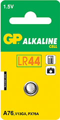 [BAT-AG13/GP-B10] ALKALINE CELL LR44