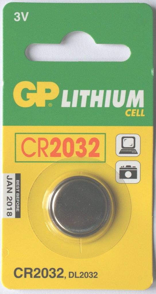 [CR2032-GP] Liitiumpatarei 3V 20 x 3,2mm CR2032 GP