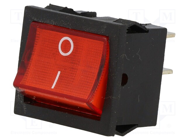 [RSSM2014C3RD] Klahvlüliti DPST On-Off 6A 250V Rocker
