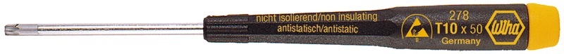 [WIHA 278-6] Täppiskruvikeeraja, Torx T6 L=120mm ESD