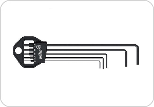 [WIHA.352HM5B] HEXAGONAL SCREWDRIVERSET 0,71-2mm