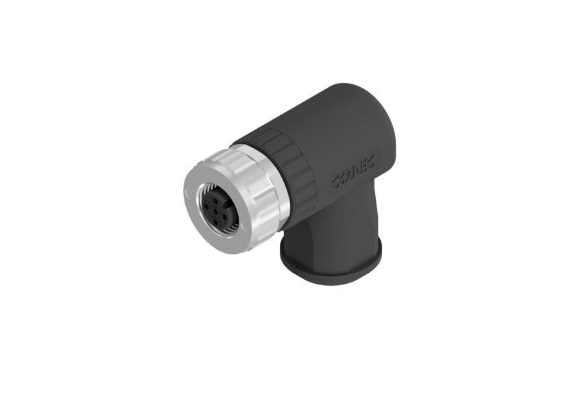 M12 CON 4pin FEM CABLE ANGLE SCREW