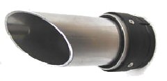 [FT-N] Metal nozzle, short, Ø 50 mm, ESD-safe