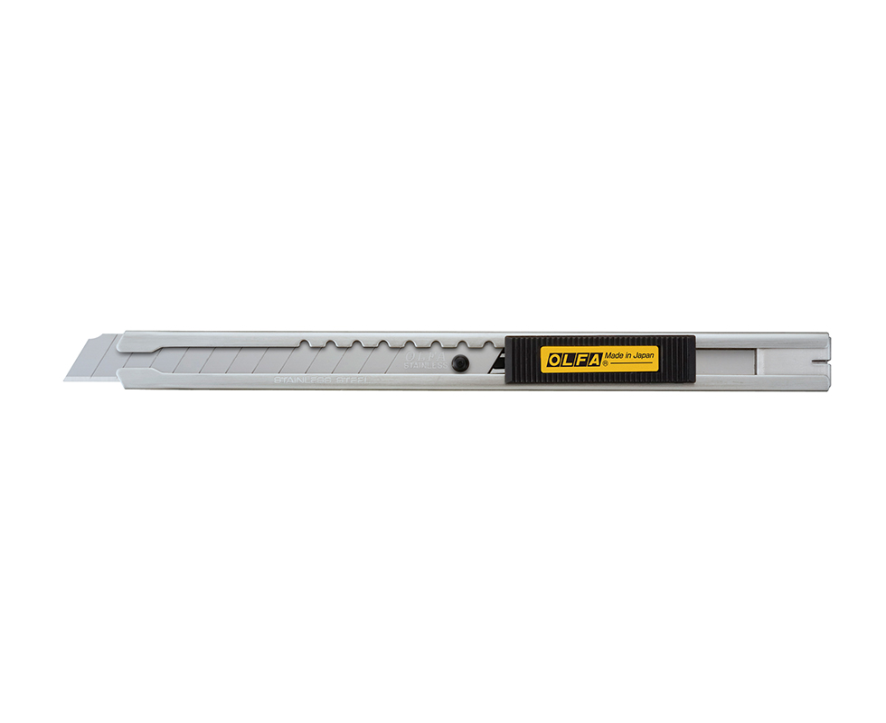 [SVR-2] OLFA SVR-2 Professional stainless steel cutter, Auto-Lock (9mm)