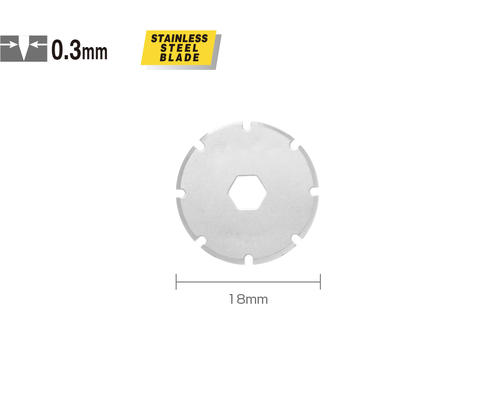 [PRB18-2] OLFA PRB18-2 knife blades, 2pcs (18mm)