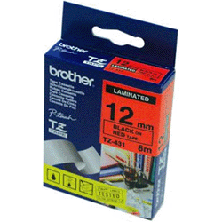 [TZE-431] Markeerimislint 12mm must kiri punasel (8m)