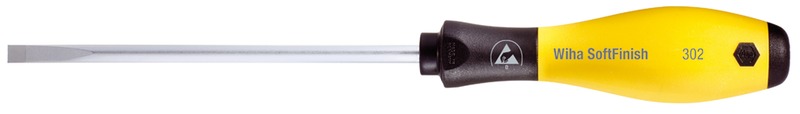 Flat screwdriver 4,0mm ESD L = 211mm blade 100mm