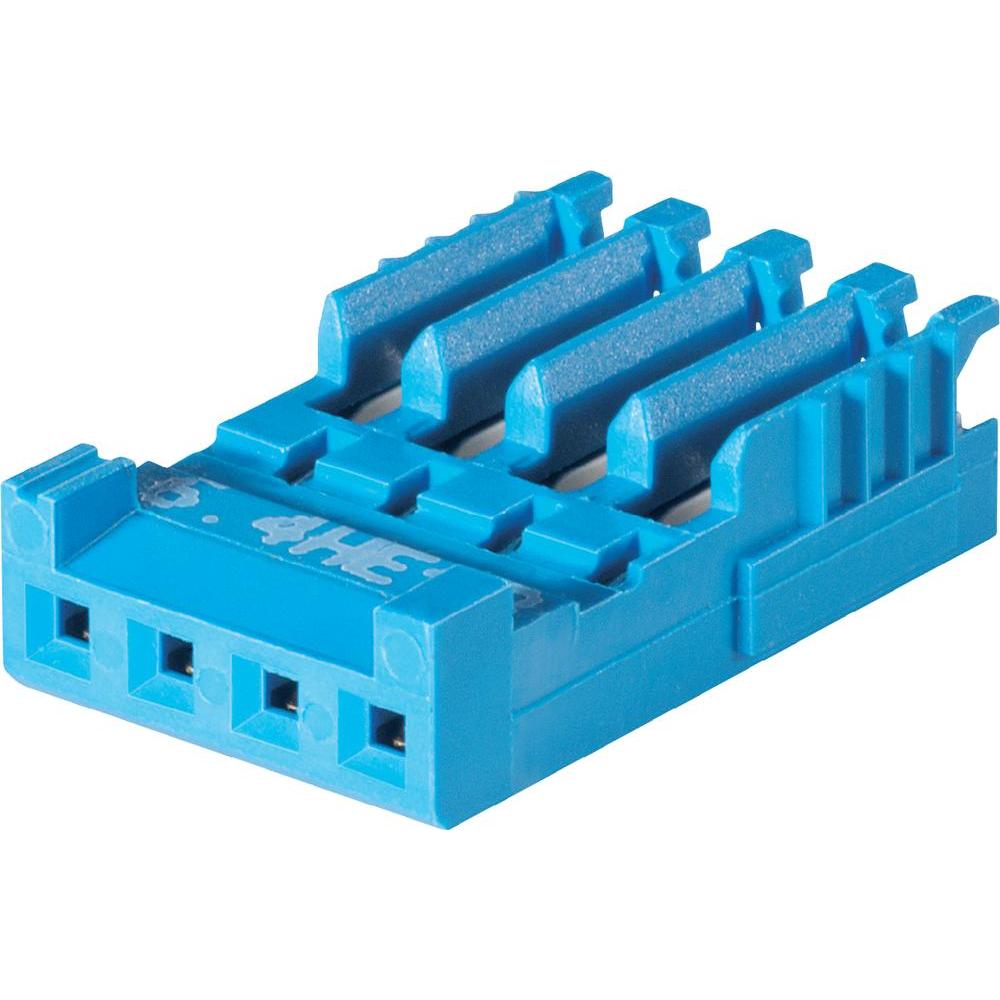 [281783-4] HE14 4way 1row 180° Receptacle Assembly AWG26-24 281783-4