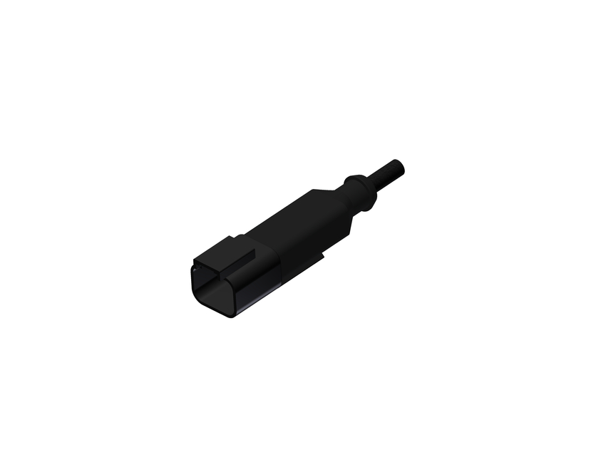 DT kaablikomplekt 2m IP67 koos DT04-2P ühendusega - must