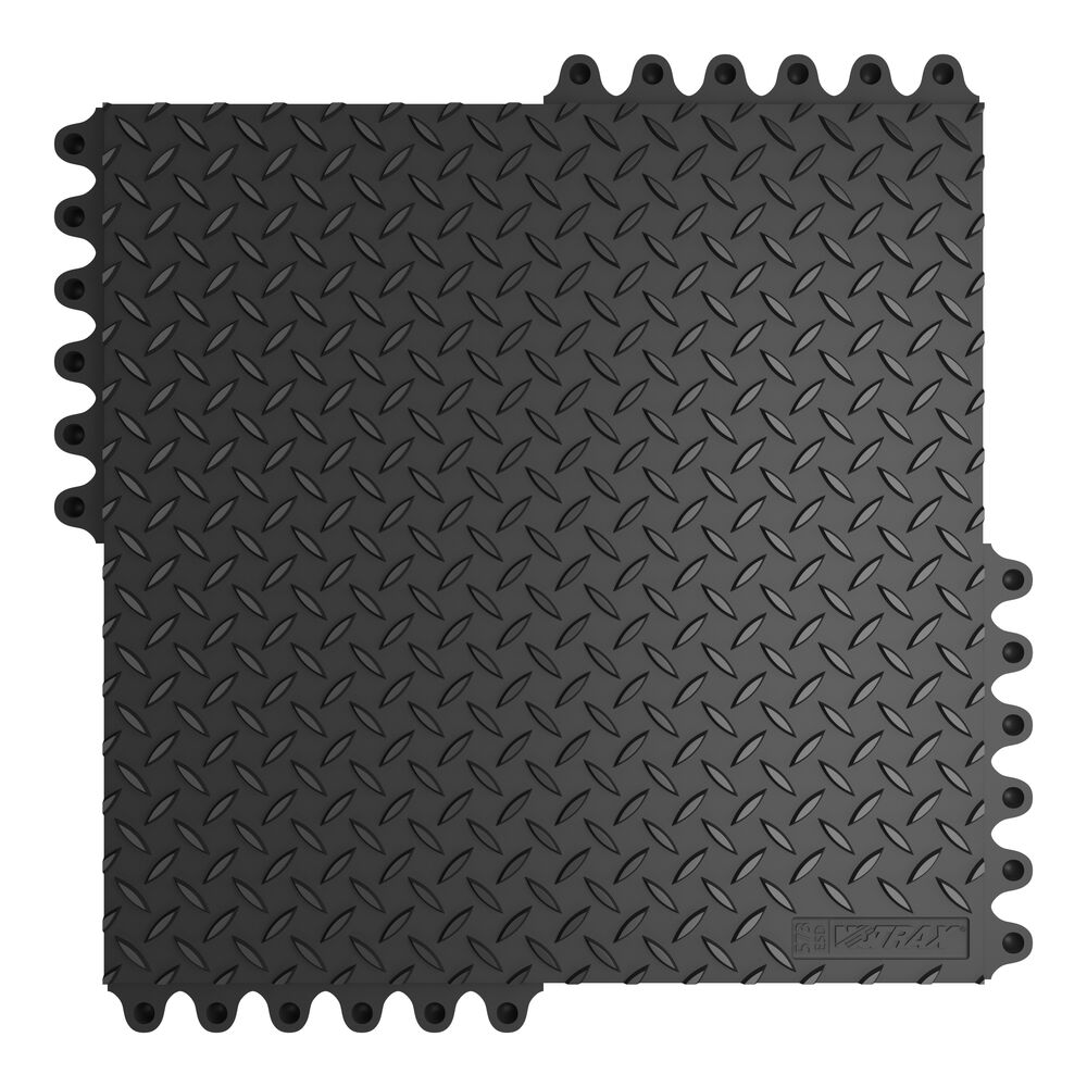 De-Flex ESD matt, must, 19mm paksune, 45x45cm
