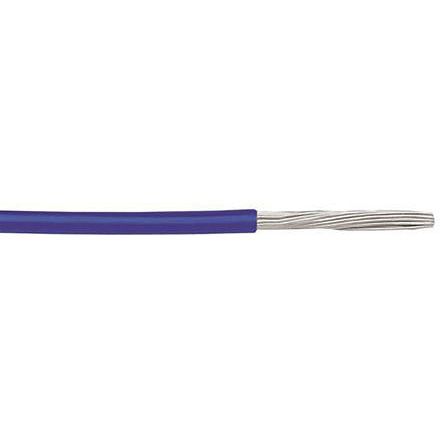 [5852 BL001] Montaažijuhe 0,09mm², sinine AWG28 PTFE 600V hõbetatud vask -60°C…200°C UL1213 305m