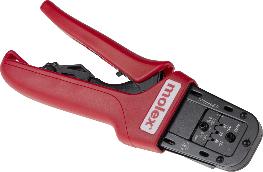 Hand Crimp tool for Micro-fit 3 connectors, AWG 20-30