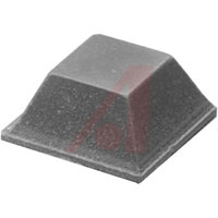 [SJ-5018HA-KPL] Kummijalg 12,7 x 12,7 x 5,8mm, hall, ruut
