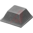 RUBBERPAD GREY 12.7x12.7x5.8MM