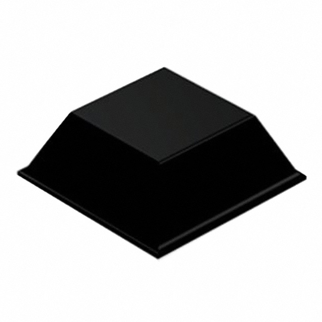 [SJ-5023MU-KPL] RUBBERPAD BLACK 20.6x20.6x7.6MM