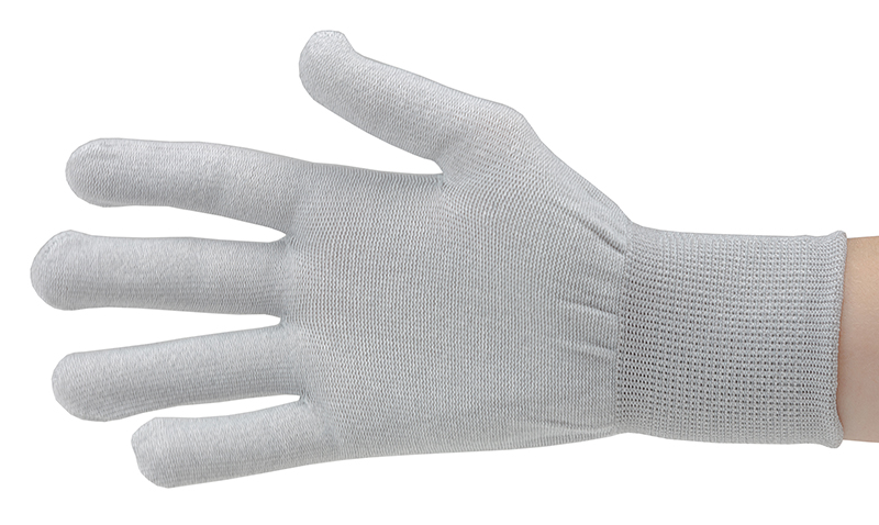 [51-680-0410] ESD kindad hallid, suurus L 75% nailon, 25% akrüül